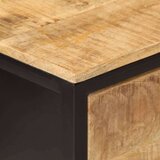 vidaXL Konzolni stol 100 x 35 x 76 cm od masivnog drva manga i željeza | shoptok.hr