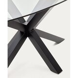 Kave Home Jedilna miza s stekleno mizno ploščo 100x200 cm Argo – | Shoptok.si