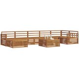  Set vanjskih sofa 8 kom. Prirodna | shoptok.hr
