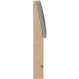  Tapecirani uzglavlje Svijetlo siva 120 cm Čvrsto borovo drvo | shoptok.hr