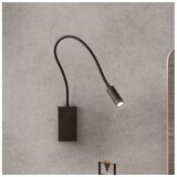  Redo 01-2755 - LED fleksibilna lampica WALLIE LED/3W/230V USB CRI 90 crna | Eponuda.com