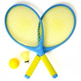 Body Sculpture tenis i badminton set garden, plavo-žuti