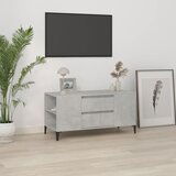 vidaXL TV omarica betonsko siva 102x44,5x50 cm inženirski les Cene