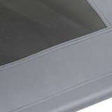 vidaXL Pasja postelja s streho antracit oxford tkanina in jeklo | Shoptok.si