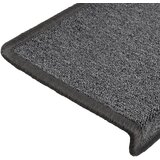  Prostirke za stepenice 15 kom 65x21x4 cm tamno sive pravokutne rubove | shoptok.hr