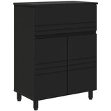 vidaXL Toaletna jedinica Crna 60 x 35 x 80 cm Konstruirano drvo - Crna | shoptok.hr