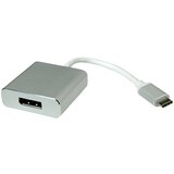 Roline 12.03.3220 USB-C® / DisplayPort adapterski kabel [1x moški konektor USB-C® - 1x ženski konektor DisplayPort] srebrna 0.10 m, (20426517) | Shoptok.si