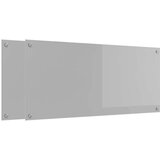vidaXL Kuhinjski zaštita 2 pcs Svijetlo siva 110 x 50 cm | shoptok.hr