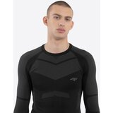 4f Funkcionalna majica svetlo siva / črna | Shoptok.si