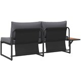  Vrtni kauč s jastukom Antracit 200,5 x 70 x 85,5 cm Čelik | shoptok.hr