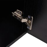  11-dijelni set kupaonskog namještaja, umivaonika i slavine crni | shoptok.hr