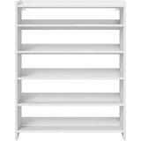  Stalak za cipele bijeli 80x25x100 cm od konstruiranog drva | shoptok.hr