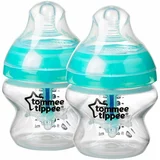 Tommee Tippee C2N Closer to Nature Advanced steklenička za dojenčke DUO paket proti kolikam 0m+ 2x150 kos