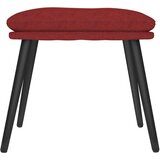  Tabure crvena boja vina 45 x 29 5 x 35 cm od tkanine | shoptok.hr