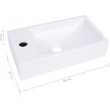  Umivaonik 400 x 220 x 90 mm SMC bijeli | shoptok.hr