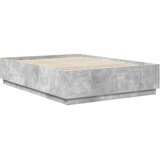  Krevetna konstrukcija s uzglavljem Betonska siva 140 x 190 cm | shoptok.hr