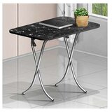 alesta Sklopivi sto 60x110cm crni mermer AL10029CM | Eponuda.com
