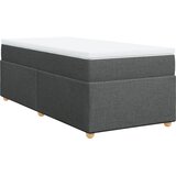  Krevet s oprugama i madracem tamnosivi 90x200 cm od tkanine | shoptok.hr