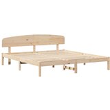 Krevetna konstrukcija Prirodna 180 x 200 cm Čvrsto borovo drvo | shoptok.hr