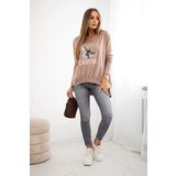 Kesi Women's blouse with eagle and Canyon inscription camel | Shoptok.si