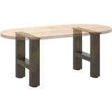  Noge za klub stolić prirodni čelik 2 kom 30 x (30-31) cm čelik | shoptok.hr