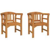  Klupa s ružama Prirodna 68,5 x 46 x 82,5 cm Čvrsto drvo akacije | shoptok.hr