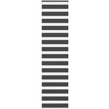vidaXL idaXL Zebra senčilo črna 65x230 cm tkanina širina 60,9 cm poliester | Shoptok.si