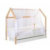 Domek krevet kućica sa fiokom i dušekom 160x80cm - BELA (bukva) 5QD4XD5 Cene