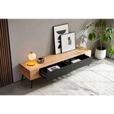 Livetastic nizka omarica naravne barve, črna | Shoptok.si