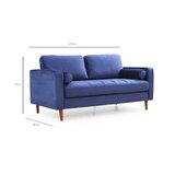 Atelier Del Sofa Dvosed Rome, 90x70x175 cm, Teget | Eponuda.ba