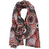 Pri Stylish shawl scarf tassel abstract soft smooth 180x75 cm Cene