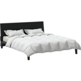 vidaXL Prešitke in odeje Bela 240 x 220 cm Puh | Shoptok.si