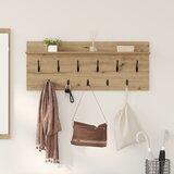 vidaXL Vješalica za kapute na zidu hrast artisan 100 x 40 x 12 cm Cijene