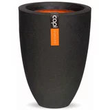 Capi Vaza Urban Smooth elegantna nizka 36x47 cm črna