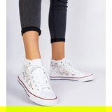 D/CEO marka niezdefiniowana White women's perforated sneakers Lesli | Shoptok.si