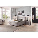 Dieter Knoll POSTELJA BOXSPRING 180 cm x 200 cm , tekstil naravne barve Cene