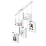 Umbra Kovinski stenski okvirji v kompletu 5 ks v srebrni barvi 70x80 cm Exhibit – | Shoptok.si