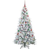 vidaXL Umjetno božićno drvce s nogom s stalakom Zelena 180 cm PE i PVC | shoptok.hr