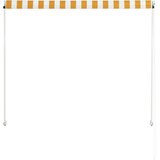 Tenda na uvlačenje 100 x 150 cm žuto-bijela | Eponuda.com
