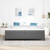  Krevet s opruga kutije Svjetlosiva 200 x 200 cm Kordura tekstil | shoptok.hr