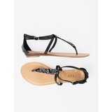Shelvt Flat sandals black in flip-flop style | Shoptok.si