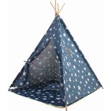 Aga4Kids Dječji indijanski šator Hviezdy Teepee MR7003 - tamnoplavi Cijene