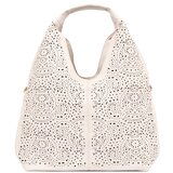 Shelvt Light beige openwork shoulder bag | Shoptok.si