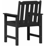  Vrtna blagovaonska stolica 2 pcs Crna 65,5 x 59 x 88 cm HDPE | Eponuda.com