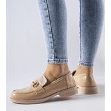 Gemre Beige loafers with a buckle Gennaro | Shoptok.si