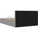  Hidraulični okvir za krevet tkanina LED svjetlosivi 120x200 cm | Eponuda.ba