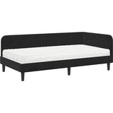  Kutni okvir kreveta Crna 90 x 190 cm Baršun | Eponuda.com