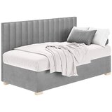 Ghado Sivi dječji krevet s prostorom za odlaganje i madracem 90x200 cm Chill - | shoptok.hr