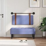  Držeće uzglavlje Zidne Traper plava 100 x 55 x 5 cm Antikni PU - Trapere plave boje 90 cm bez LED | shoptok.hr