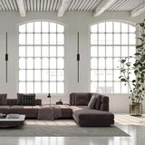 LED zidno svetlo AISHA LED/20W/230V 4000K 120 cm crno | Eponuda.com